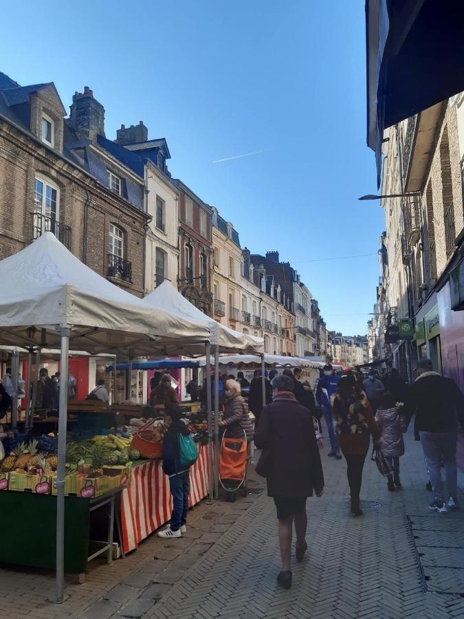 Avec Jardinet Sans Vis A Vis Plein Centre Ville Au Rdc 350M De La Plage Dieppe Exterior foto